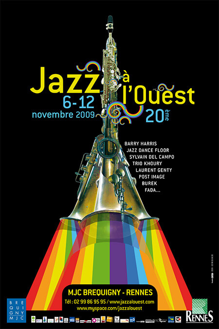Affiche Jazz à l'ouest 2009