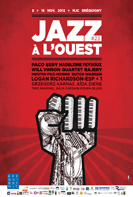 Affiche Jazz à l'ouest 2012