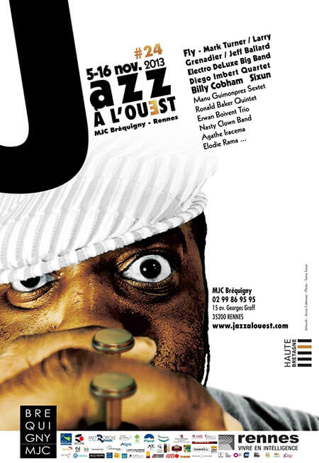 Affiche Jazz à l'ouest 2013