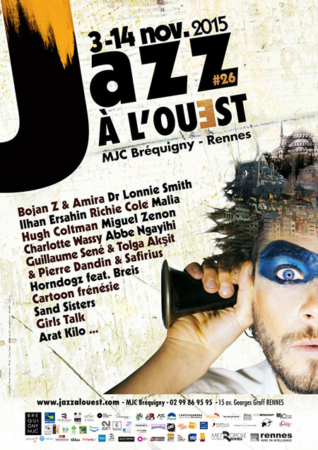 Affiche Jazz à l'ouest 2015