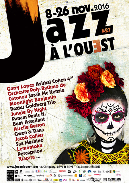 Affiche Jazz à l'ouest 2016