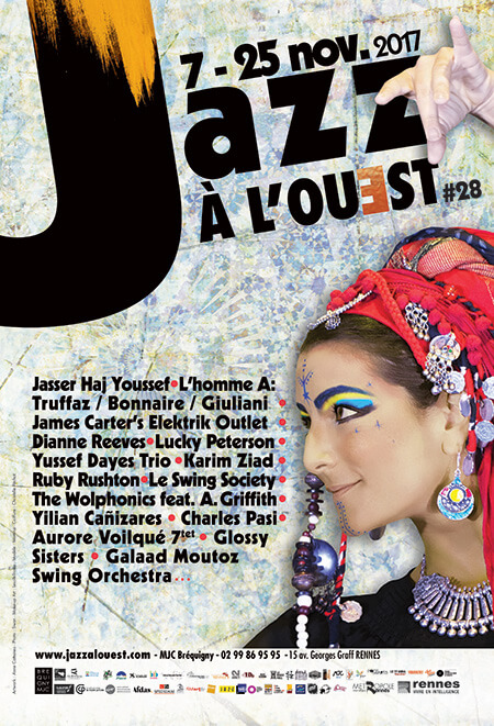 Affiche Jazz à l'ouest 2017