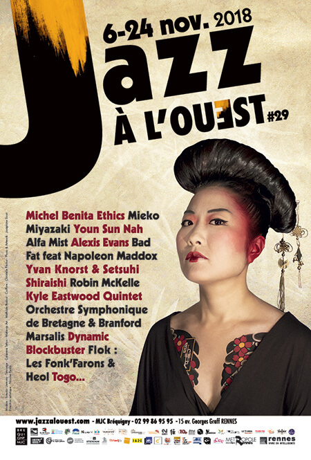 Affiche Jazz à l'ouest 2018