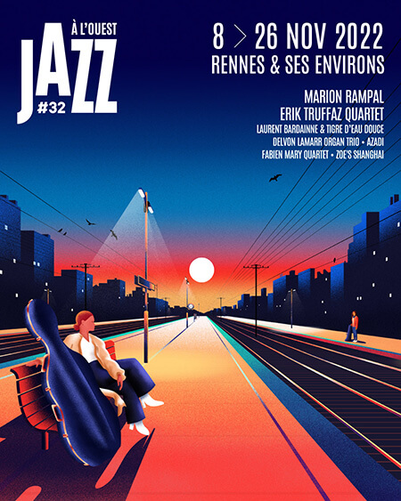 Affiche Jazz à l'ouest 2022