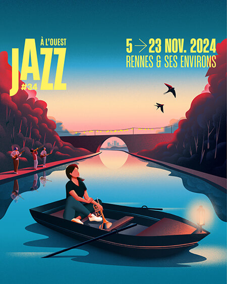 Affiche Jazz à l'ouest 2024