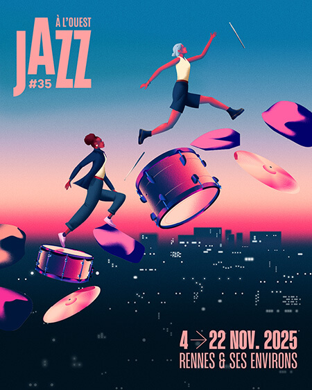 Affiche Jazz à l'ouest 2025